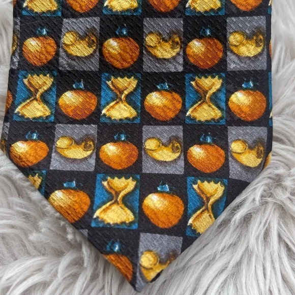 Ermenegildo Zegna Necktie 100% Silk Made In Italy - Picture 8 of 8